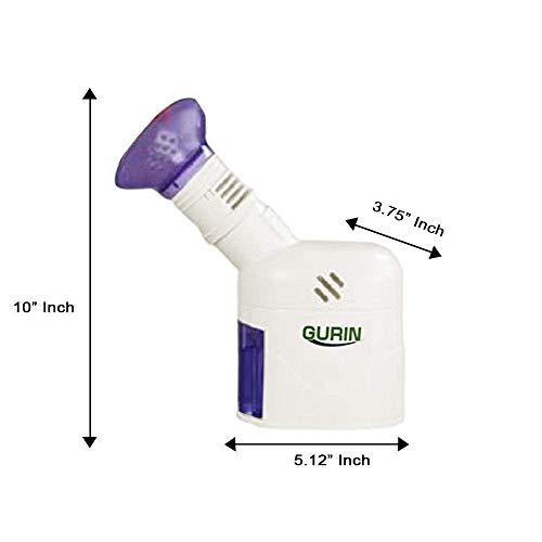 Gurin Personal Steam Inhaler Vaporizer with Aromatherapy Steamer Diffuser