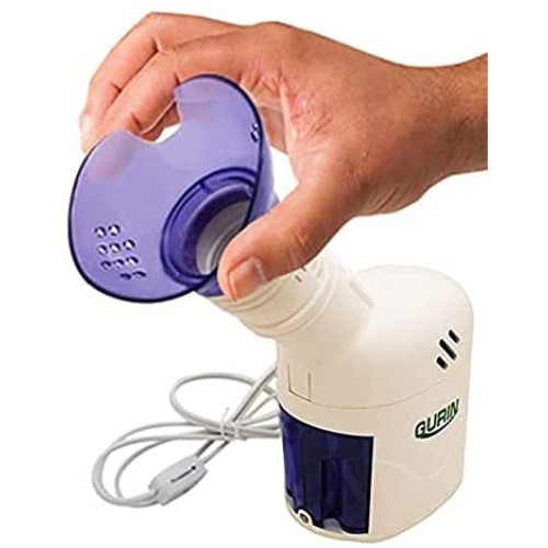 Gurin Personal Steam Inhaler Vaporizer with Aromatherapy Steamer Diffuser, White