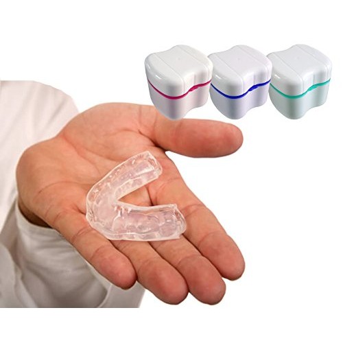 Gus Craft Lavender Purple Denture Box with Simple Retrieval Tab, Great for De...