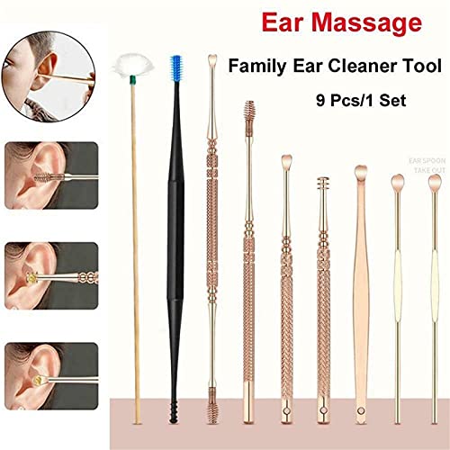 Innovative Spring Ear Wax Cleaner Tool Set, Ear Pick Ear Wax Removal Kit, Sta...