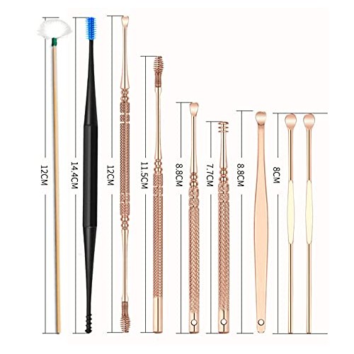 Innovative Spring Ear Wax Cleaner Tool Set, Ear Pick Ear Wax Removal Kit, Sta...