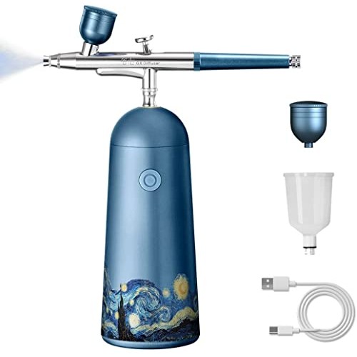 GX Makeup Airbrush Kit,Professional Skin Care Tool,Portable Rechargeable Cord...