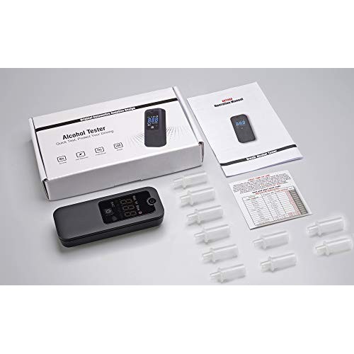 Breathalyzer, Professional Sensor Breath Alcohol Tester High-Accuracy Recharg...