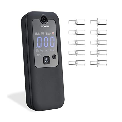 Breathalyzer, Professional Sensor Breath Alcohol Tester High-Accuracy Recharg...