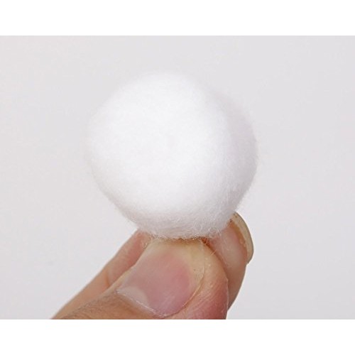 Cotton Balls, Non-Sterile, 1666/Bag 500g/bag 0.3g/Count by Junyue