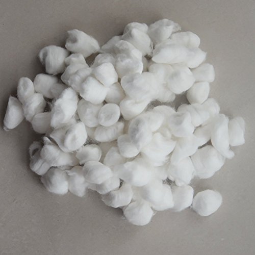 Cotton Balls, Non-Sterile, 1666/Bag 500g/bag 0.3g/Count by Junyue