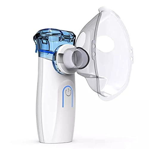 Portable Nebulizer, Handheld Mesh Nebulizers Cool Mist Steam Inhaler for Mois...