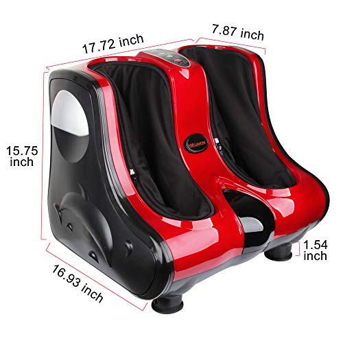 Shiatsu Kneading, Rolling & Heating Foot & Calf Massager Personal Health Stud...