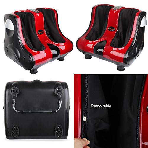 Shiatsu Kneading, Rolling & Heating Foot & Calf Massager Personal Health Stud...