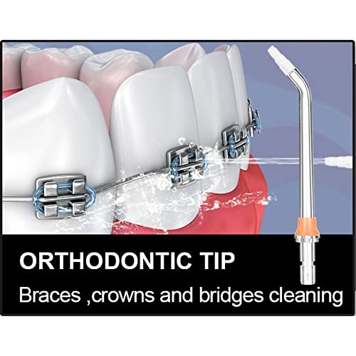 Replacement Nozzles And Cleaning Brush With Box For h2ofloss Water Flosser, 5...