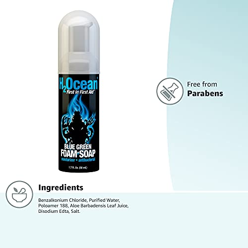 1.7oz Blue Green Foam Soap