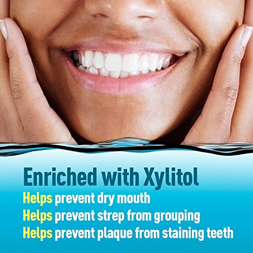 H2Ocean Arctic Ocean Mint Rinse Mouthwash, 16 Fluid Ounce with Sea Salt and X...