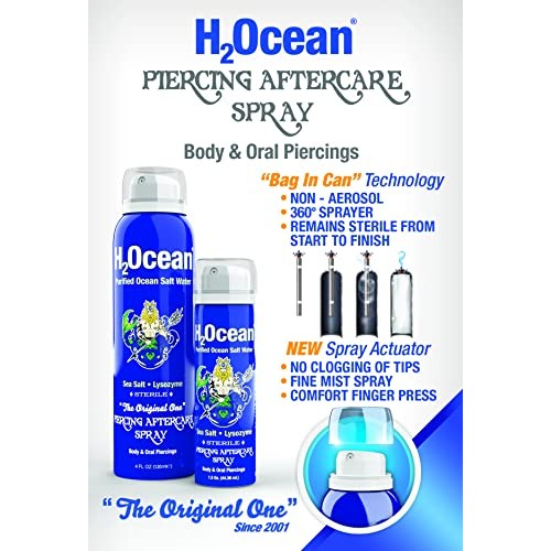 H2Ocean Piercing Aftercare Spray 4oz