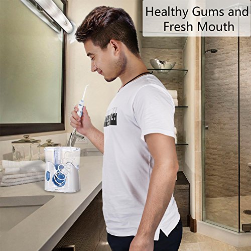 H2ofloss® Dental Water Flosser for Teeth Cleaning with 12 Multifunctional Tip...