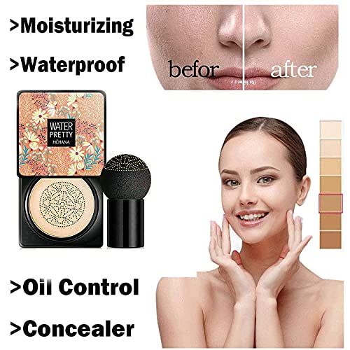 Mushroom Head Air Cushion CC Cream, Concealer Foundation Stick Moisturizing,C...