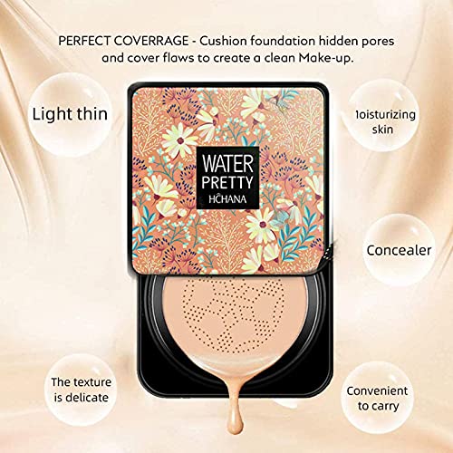 Mushroom Head Air Cushion CC Cream, Concealer Foundation Stick Moisturizing,C...