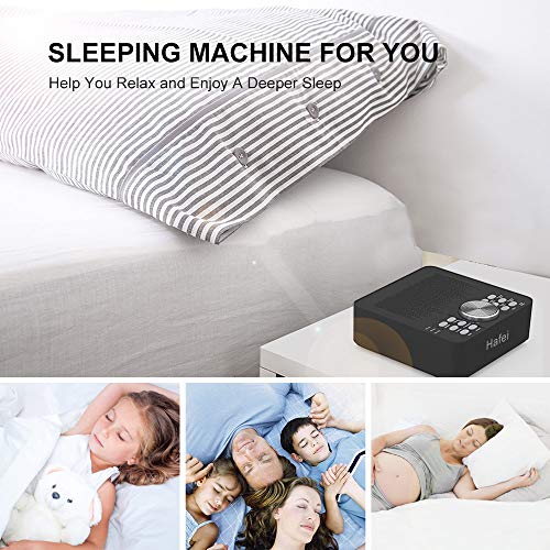 Hafei White Noise Machine - Portable Sound Machine for Baby Adults Sleeping, ...