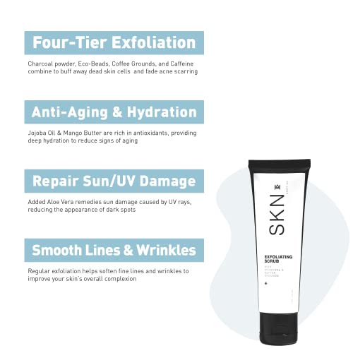 SKN Craft Co. Men’s Facial Care Kit | Aloe Vera Face Wash 3oz | Hyaluronic Mo...