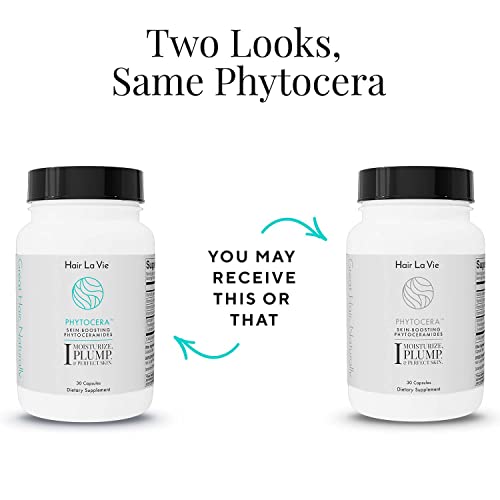Hair La Vie Phytocera Dry Skin Supplement for Women - Phytoceramides for Agin...