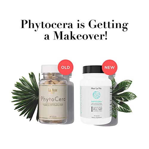 Hair La Vie Phytocera Dry Skin Supplement for Women - Phytoceramides for Agin...