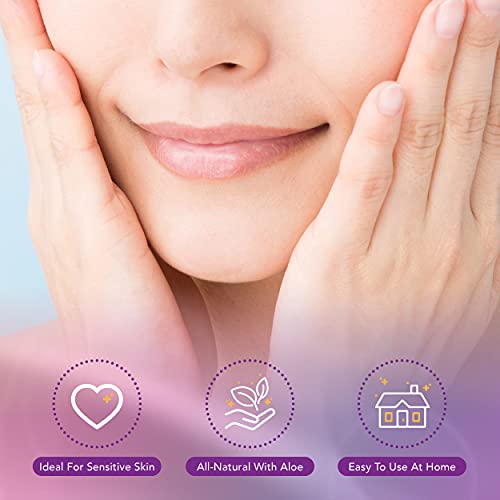 Hair Off Facial Buffer - All-Natural, Pain & Chemical Free Hair Removal - Exf...