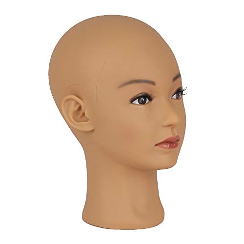 HAIR WAY Bald Mannequin Head Female Professional Cosmetology Head Make up Dol...