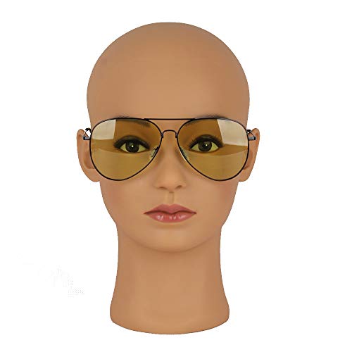 HAIR WAY Bald Mannequin Head Female Professional Cosmetology Head Make up Dol...