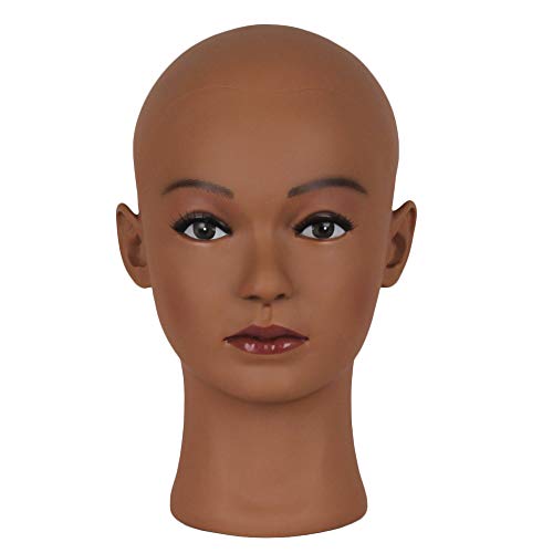 HAIR WAY Bald Mannequin Head Female Professional Cosmetology Head Make up Dol...