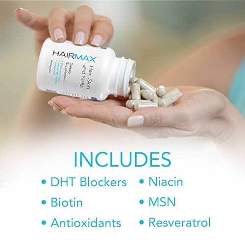 HairMax Hair Supplement, Biotin Supplement that promotes Hair, Skin and Nail ...