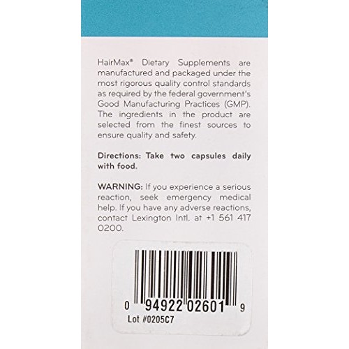 HairMax Hair Supplement, Biotin Supplement that promotes Hair, Skin and Nail ...