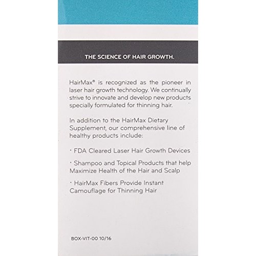 HairMax Hair Supplement, Biotin Supplement that promotes Hair, Skin and Nail ...