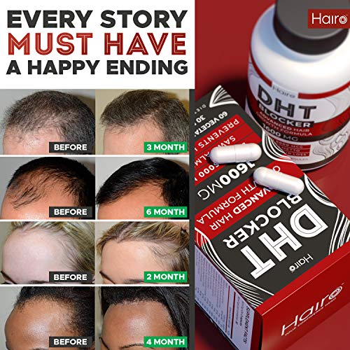 DHT Blocker Hair Growth Supplement - High Potency Biotin & Saw Palmetto for H...