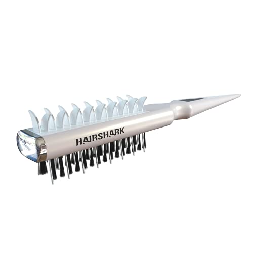 Hairshark 3-in-1 Instant Volume Hair Brush - Two-Sided Backcombing Brush - St...