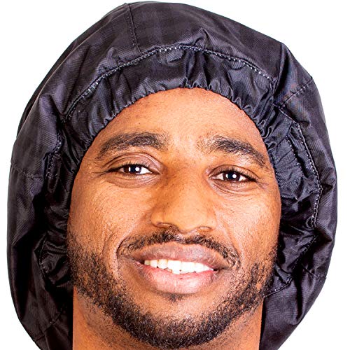 Men Shower Cap For dreadlocks, braids, curls, locs, curly Hair. Waterproof, R...