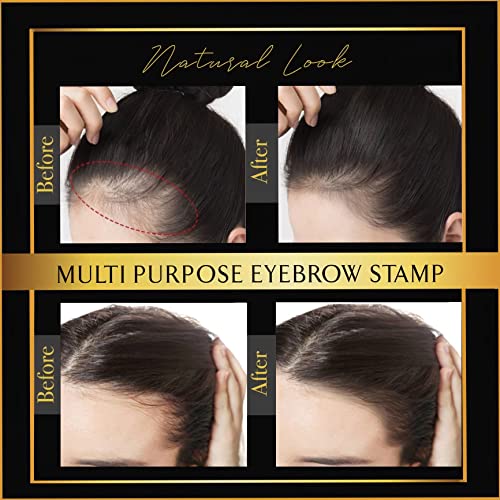 HalaGlam Eyebrow Stamp Stencil Kit Waterproof, Perfect Eyebrow Stamp Kit with...