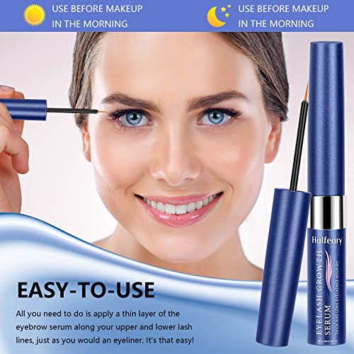 Eyelash Growth Serum and Eyebrow Enhancer, Boosts Natural Lash Growth for Thi...