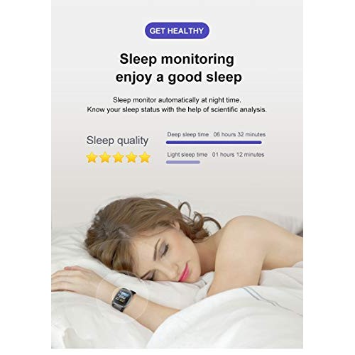 HalfSun Fitness Tracker, Activity Tracker Fitness Watch with Heart Rate Monit...