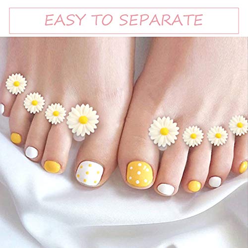 Toe Separators for Nail Polish, 4 Set Toe Spacers for Feet Apply Nail Polish ...