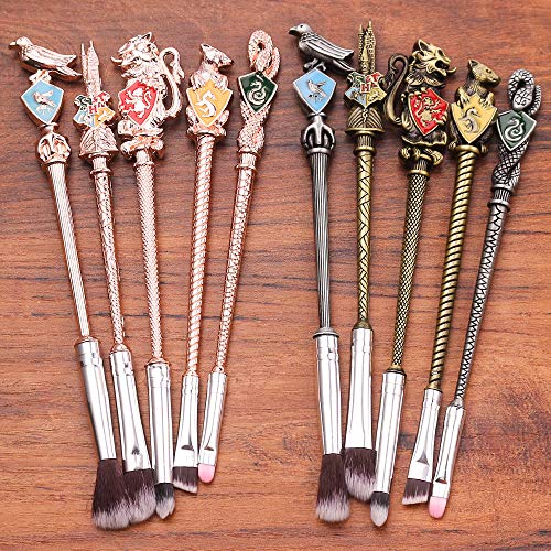 Metal Harry Wand Potter Gifts Makeup Brushes Set Wizard Wand Makeup Brushes S...