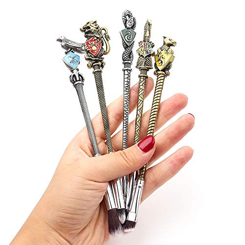 Metal Harry Wand Potter Gifts Makeup Brushes Set Wizard Wand Makeup Brushes S...