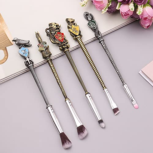 Metal Harry Wand Potter Gifts Makeup Brushes Set Wizard Wand Makeup Brushes S...
