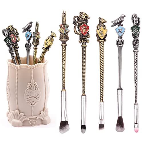 Metal Harry Wand Potter Gifts Makeup Brushes Set Wizard Wand Makeup Brushes S...
