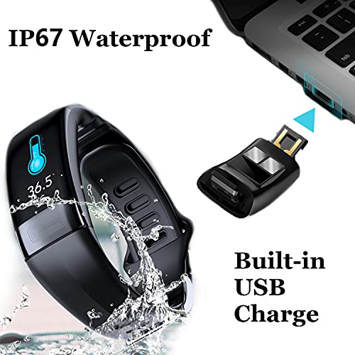 Hamshine Fitness Tracker with Body Temperature,Heart Rate Monitor,Christmas B...