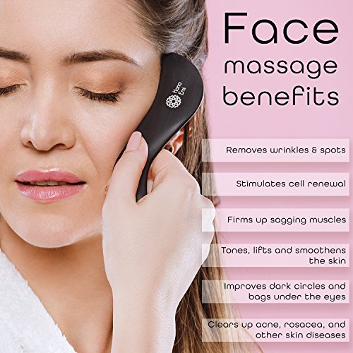 Gua Sha Scraping Massage Tools with Smooth Edge ✮ High Qlt Handmade Sibin Bia...