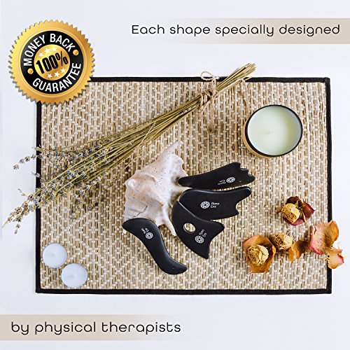 Gua Sha Scraping Massage Tools with Smooth Edge ✮ High Qlt Handmade Sibin Bia...