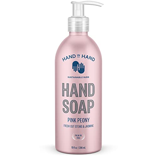 Hand in Hand Nourishing Liquid Hand Soap, 10 Fl Oz, Fresh Cut Stems & Jasmine...
