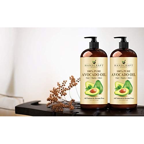 Handcraft Avocado Oil 16 fl. oz - 100% Pure and Natural - Hair Oil - Carrier ...