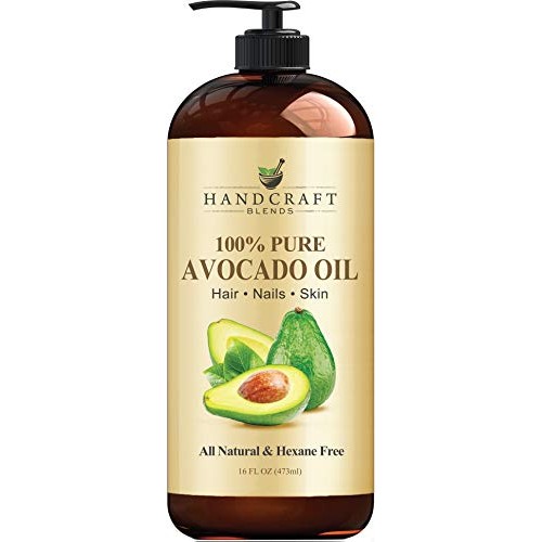 Handcraft Avocado Oil 16 fl. oz - 100% Pure and Natural - Hair Oil - Carrier ...