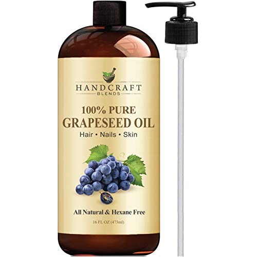 Handcraft Grapeseed Oil - 100% Pure and Natural - Premium Therapeutic Grade C...
