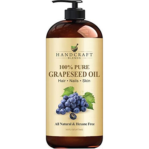 Handcraft Grapeseed Oil - 100% Pure and Natural - Premium Therapeutic Grade C...